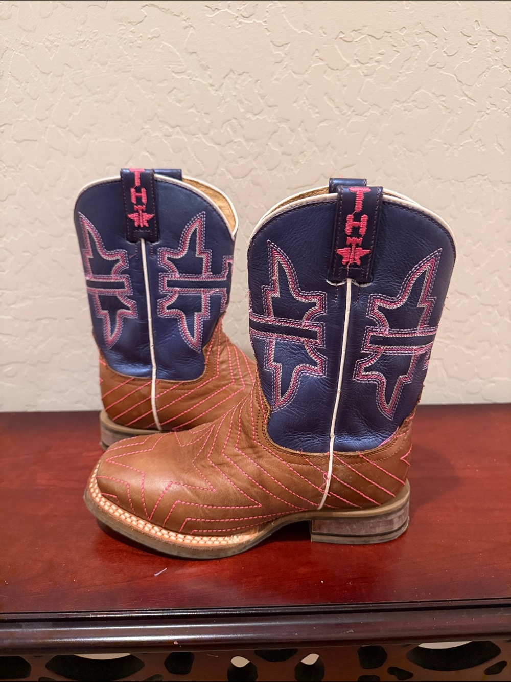 Tin Haul Little Girl Starlight with Unicorn Sole Leather Boot SZ13
